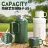This is a 316 stainless steel 2L large-capacity tea cup with a high appearance level. It is a portable outdoor travel kettle with a sports handle Specification image